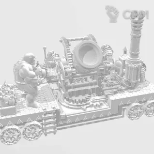 Описание картинки Dreadquake Mortar от MrMetalHorror по цене 2 800руб | Свободный Рынок Миниатюр - СРМ