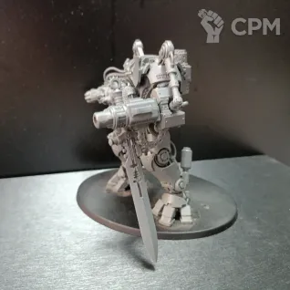 Описание картинки Dreadknight 2 (Оригинал) от Rivein по цене 3 500руб | Свободный Рынок Миниатюр - СРМ