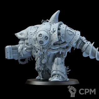 Описание картинки Миниатюра Хэлбрут глубинных десантников, Helbrute от Brother Ork по цене 2 100руб | Свободный Рынок Миниатюр - СРМ