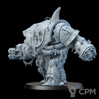 Описание картинки Миниатюра Хэлбрут глубинных десантников, Helbrute от Brother Ork по цене 2 100руб | Свободный Рынок Миниатюр - СРМ