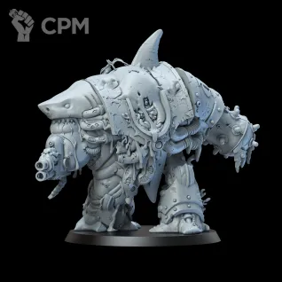 Описание картинки Миниатюра Хэлбрут глубинных десантников, Helbrute от Brother Ork по цене 2 100руб | Свободный Рынок Миниатюр - СРМ