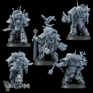 Описание картинки Набор миниатюр глубинные десантники Боевой отряд, Plague Marines от Brother Ork по цене 2 030руб | Свободный Рынок Миниатюр - СРМ