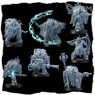 Описание картинки Набор миниатюр "Мрачные Глубинники", Plague Marines Kill Team от Brother Ork по цене 3 000руб | Свободный Рынок Миниатюр - СРМ