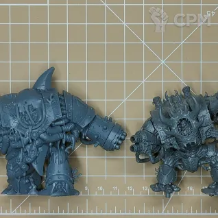 Описание картинки Миниатюра Хэлбрут глубинных десантников, Helbrute от Brother Ork по цене 2 100руб | Свободный Рынок Миниатюр - СРМ