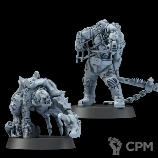 Описание картинки Набор миниатюр Глубинные Ходоки, Poxwalkers от Brother Ork по цене 1 740руб | Свободный Рынок Миниатюр - СРМ