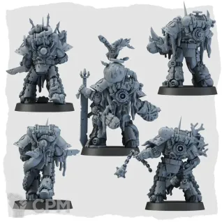 Описание картинки Dredge marines combat squad от PocketSized Prints по цене 950руб | Свободный Рынок Миниатюр - СРМ
