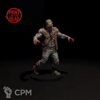 Описание картинки Zombie от Manufactorum76 по цене 1 000руб | Свободный Рынок Миниатюр - СРМ