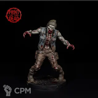 Описание картинки Zombie от Manufactorum76 по цене 1 000руб | Свободный Рынок Миниатюр - СРМ
