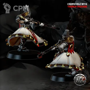 Описание картинки Dervishes of the Hidden Path от Manufactorum76 по цене 800руб | Свободный Рынок Миниатюр - СРМ