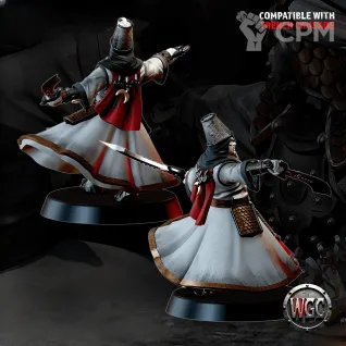 Описание картинки Dervishes of the Hidden Path от Manufactorum76 по цене 800руб | Свободный Рынок Миниатюр - СРМ