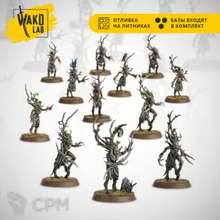 Описание картинки Dryads (12) от Wako Lab (Recast) по цене 2 710руб | Свободный Рынок Миниатюр - СРМ