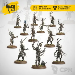 Описание картинки Dryads (12) от Wako Lab (Recast) по цене 2 580руб | Свободный Рынок Миниатюр - СРМ