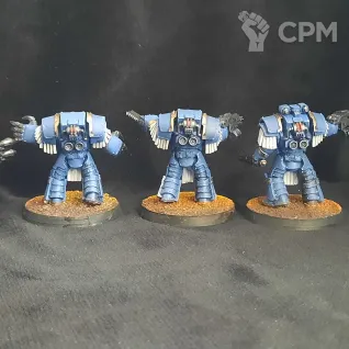Описание картинки Space Marines Cataphractii Terminators 5шт. литье от Superguns по цене 2 300руб | Свободный Рынок Миниатюр - СРМ