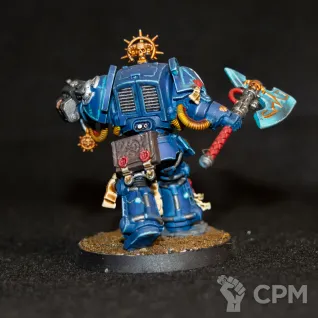 Описание картинки Librarian in Terminator Armour от mantihorus1 по цене 5 000руб | Свободный Рынок Миниатюр - СРМ