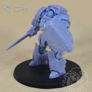 Описание картинки Custodian Dreadnought от Mechanikus Forge по цене 1 800руб | Свободный Рынок Миниатюр - СРМ