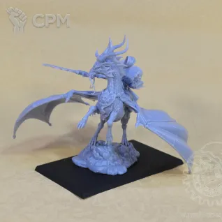 Описание картинки Shugengan Lord on Great Spirit Longma от Mechanikus Forge по цене 1 300руб | Свободный Рынок Миниатюр - СРМ