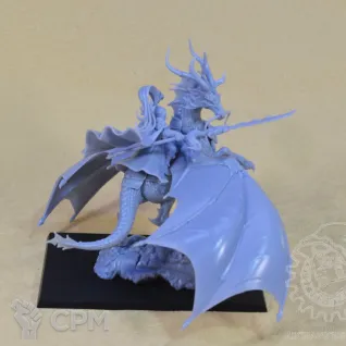 Описание картинки Shugengan Lord on Great Spirit Longma от Mechanikus Forge по цене 1 300руб | Свободный Рынок Миниатюр - СРМ