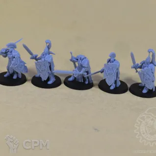 Описание картинки Custodian Sentinels Sodality от Mechanikus Forge по цене 1 800руб | Свободный Рынок Миниатюр - СРМ