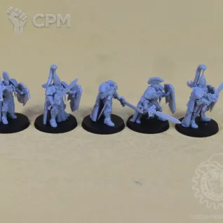 Описание картинки Custodian Sentinels Sodality от Mechanikus Forge по цене 1 800руб | Свободный Рынок Миниатюр - СРМ