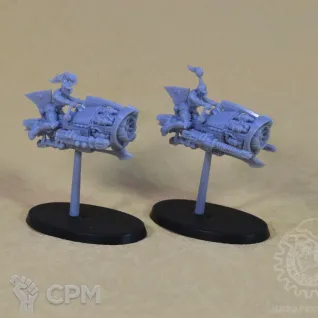 Описание картинки Necromunda: Escher Cutters 2 модели от Mechanikus Forge по цене 1 100руб | Свободный Рынок Миниатюр - СРМ