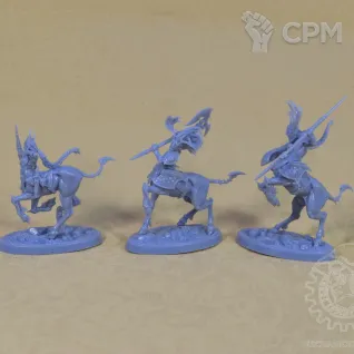 Описание картинки Kurnoth's Heralds от Mechanikus Forge по цене 1 200руб | Свободный Рынок Миниатюр - СРМ