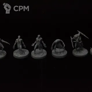 Описание картинки Набор миниатюр Black Grail Great Hunger Grail Thralls от Lukich по цене 350руб