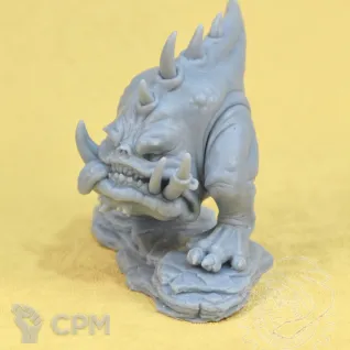 Описание картинки Skarsnik, Warlord of the Eight Peaks and Gobbla от Mechanikus Forge по цене 3 800руб | Свободный Рынок Миниатюр - СРМ
