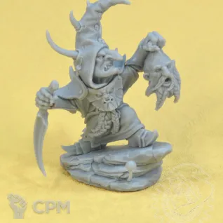 Описание картинки Skarsnik, Warlord of the Eight Peaks and Gobbla от Mechanikus Forge по цене 3 800руб | Свободный Рынок Миниатюр - СРМ