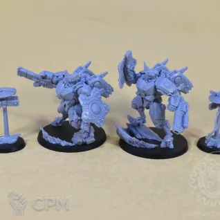 Описание картинки The Twin Lance от Mechanikus Forge по цене 2 100руб | Свободный Рынок Миниатюр - СРМ