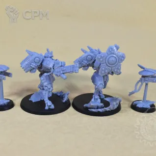 Описание картинки The Twin Lance от Mechanikus Forge по цене 2 100руб | Свободный Рынок Миниатюр - СРМ