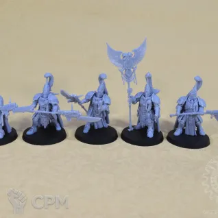 Описание картинки Custodian Guard Sodality от Mechanikus Forge по цене 1 800руб | Свободный Рынок Миниатюр - СРМ