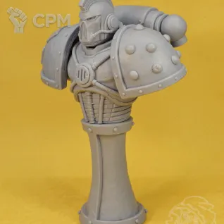 Описание картинки KHARN, CAPTAIN OF THE 8TH ASSAULT COMPANY от Mechanikus Forge по цене 6 600руб | Свободный Рынок Миниатюр - СРМ