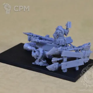 Описание картинки Goblin spear chukka (Bolt Throwa) Gamezone от Mechanikus Forge по цене 1 200руб | Свободный Рынок Миниатюр - СРМ