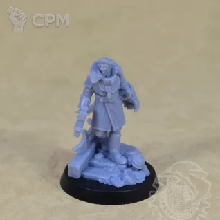 Описание картинки COMMISSAR GRAVES пешая от Mechanikus Forge по цене 600руб | Свободный Рынок Миниатюр - СРМ