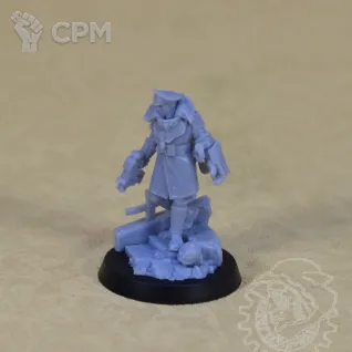 Описание картинки COMMISSAR GRAVES пешая от Mechanikus Forge по цене 600руб | Свободный Рынок Миниатюр - СРМ