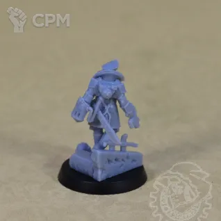 Описание картинки COMMISSAR GRAVES пешая от Mechanikus Forge по цене 600руб | Свободный Рынок Миниатюр - СРМ