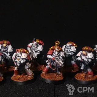 Описание картинки White Scars tactical squad от Dorn1512 по цене 2 500руб | Свободный Рынок Миниатюр - СРМ