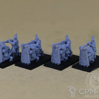 Описание картинки Crane Gun Teams 4 модели от Mechanikus Forge по цене 1 300руб | Свободный Рынок Миниатюр - СРМ