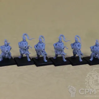 Описание картинки Iron Hail Gunners 6 от Mechanikus Forge по цене 1 300руб | Свободный Рынок Миниатюр - СРМ