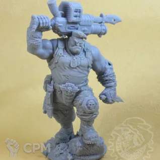 Описание картинки Ogrin bodiguard standard от Mechanikus Forge по цене 2 800руб | Свободный Рынок Миниатюр - СРМ