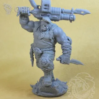 Описание картинки Ogrin bodiguard standard от Mechanikus Forge по цене 2 800руб | Свободный Рынок Миниатюр - СРМ