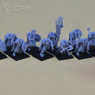 Описание картинки Chaos Marauders (2025) от Mechanikus Forge по цене 3 800руб | Свободный Рынок Миниатюр - СРМ