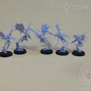 Описание картинки Khinerai Lifetakers от Mechanikus Forge по цене 1 800руб | Свободный Рынок Миниатюр - СРМ