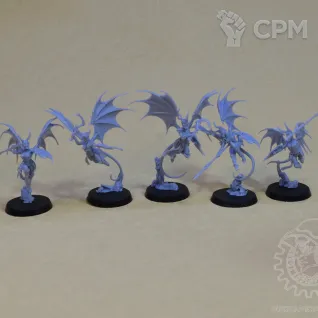 Описание картинки Khinerai Lifetakers от Mechanikus Forge по цене 1 800руб | Свободный Рынок Миниатюр - СРМ