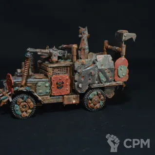 Описание картинки Ork Trukk от Coolbrush по цене 3 300руб | Свободный Рынок Миниатюр - СРМ