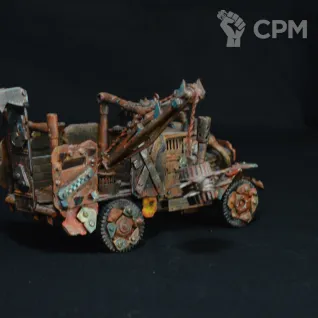 Описание картинки Ork Trukk от Coolbrush по цене 3 300руб | Свободный Рынок Миниатюр - СРМ