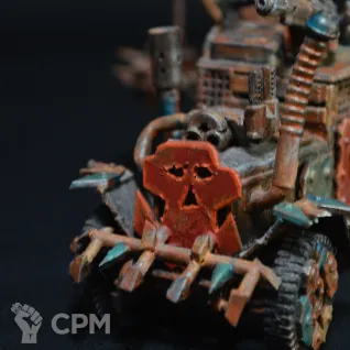 Описание картинки Ork Trukk от Coolbrush по цене 3 300руб | Свободный Рынок Миниатюр - СРМ