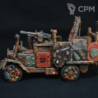 Описание картинки Ork Trukk от Coolbrush по цене 3 300руб | Свободный Рынок Миниатюр - СРМ