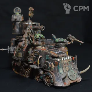 Описание картинки Orkz War Wagon от Coolbrush по цене 11 300руб | Свободный Рынок Миниатюр - СРМ