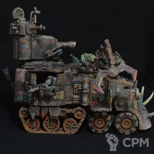 Описание картинки Orkz War Wagon от Coolbrush по цене 11 300руб | Свободный Рынок Миниатюр - СРМ
